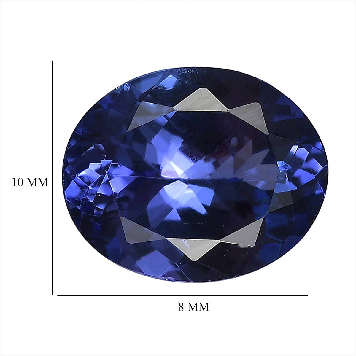 AAA Tanzanite (Ovl 10x8 mm) 2.29 ctw image number 4