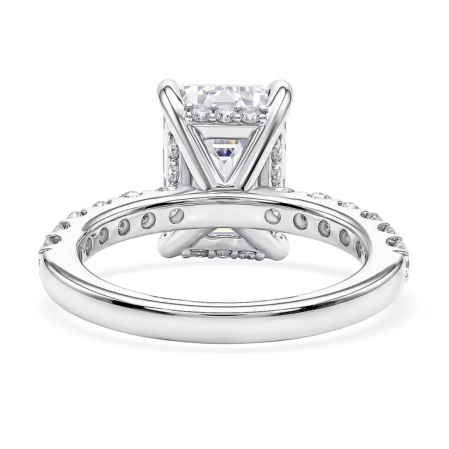 Luxuriant Lab Grown Diamond 5.75 ctw Engagement Ring in 950 Platinum (Size 6.0) 6.50 Grams