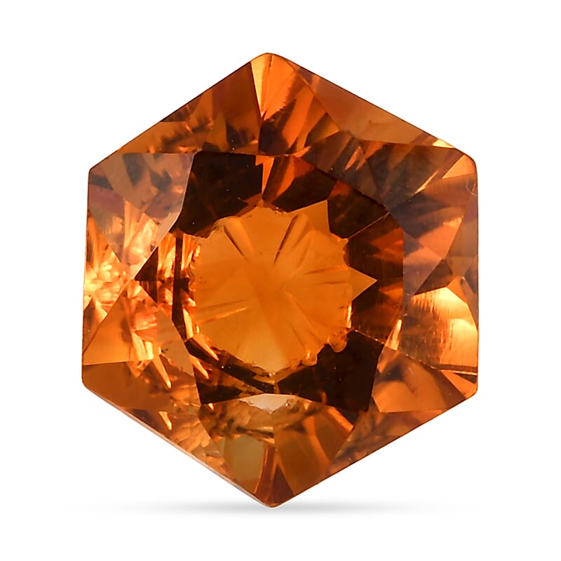 AAAA Brazilian Citrine (Hexagon 12 mm) 5.00 ctw