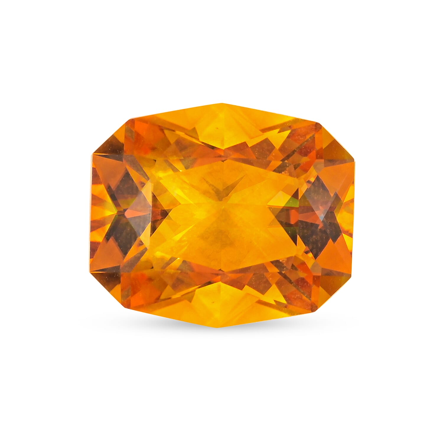 Twilight Cut AAAA Brazilian Citrine (Cush 14x12 mm) 5.00 ctw
