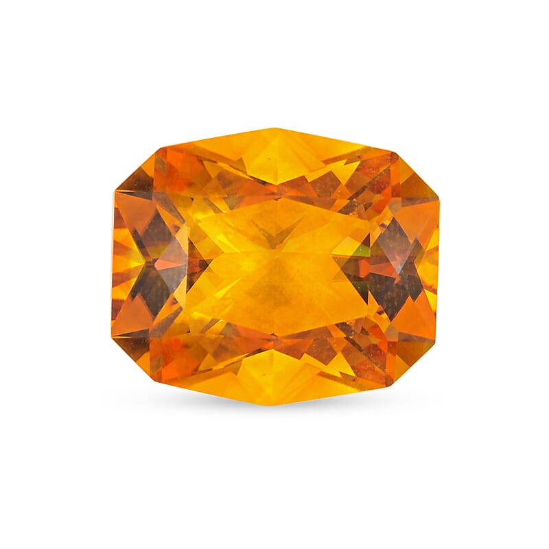 Twilight Cut AAAA Brazilian Citrine (Cush 14x12 mm) 5.00 ctw