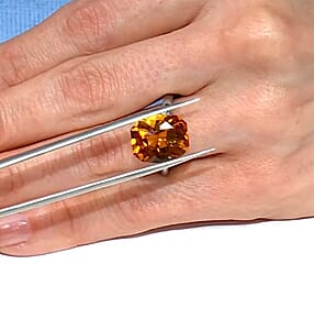 Twilight Cut AAAA Brazilian Citrine (Cush 14x12 mm) 5.00 ctw