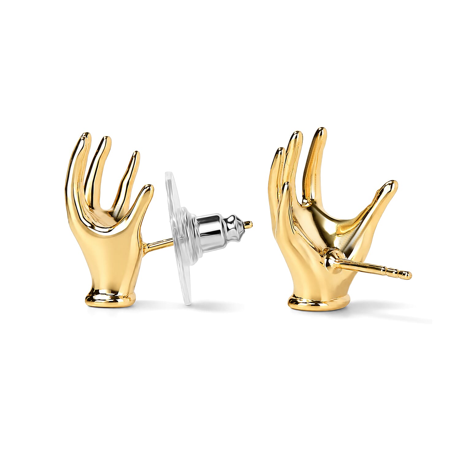 EverTrue Bronzella Collection Fancy Earrings in 18K YG Plated Bronze
