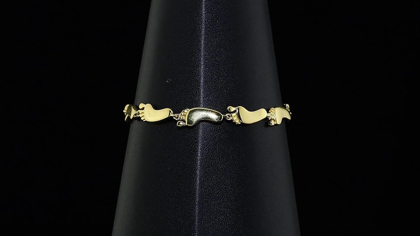 EverTrue Fancy Bracelet in 18K YG Plated Bronze (6.50 Inch)