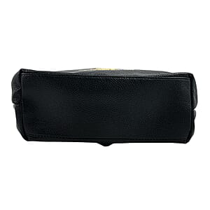 Closeout Beverly Hills Polo Club Black Faux Leather Crossbody Bag with Wallet