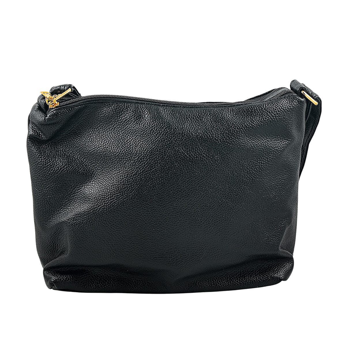 Closeout Beverly Hills Polo Club Black Faux Leather Crossbody Bag with Wallet image number 5