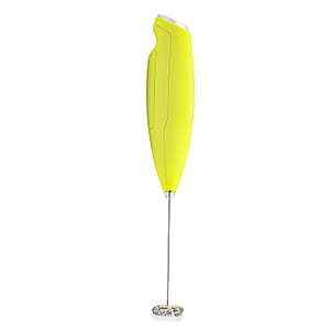 Peach Street Milk Frother with Stand in Lime Green