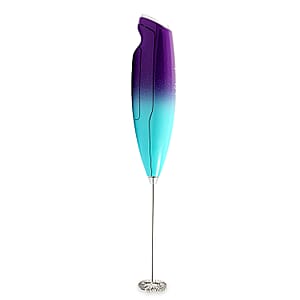 Peach Street Milk Frother with Stand in Northern Lights
