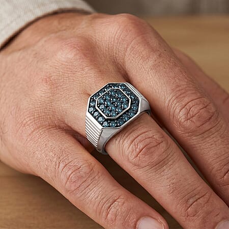Lab Grown Blue Diamond / 11 - Product card gallery slide 3 (10224123576633)