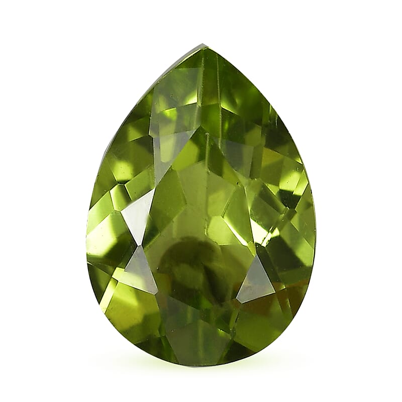 Hebei Peridot (Pear 10x7 mm) 2.03 ctw