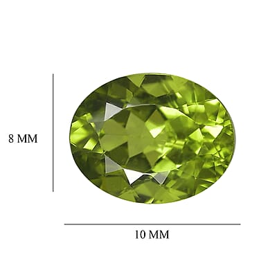 Hebei Peridot (Ovl 10x8 mm) 2.98 ctw