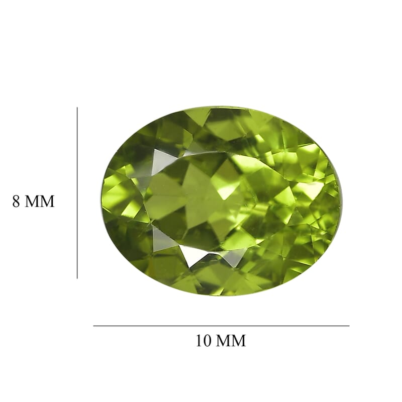 Hebei Peridot (Ovl 10x8 mm) 2.98 ctw