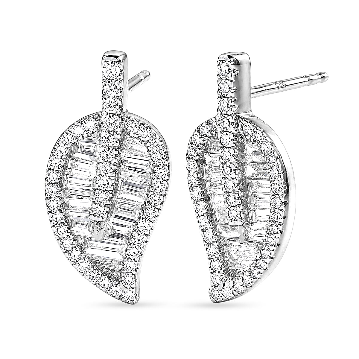 Luxuriant Lab Grown Diamond (G-H, SI) Earrings in 18K Vermeil YG Over Sterling Silver 1.50 ctw