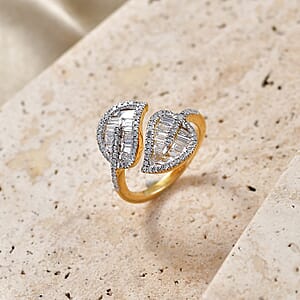 Luxuriant Lab Grown Diamond (G-H, SI) Ring in Rhodium Over Sterling Silver 1.50 ctw