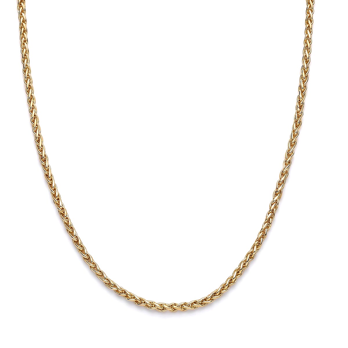 Luxoro Palma Chain Necklace in 10K Yellow Gold (20 Inches) 3.85 Grams image number 3
