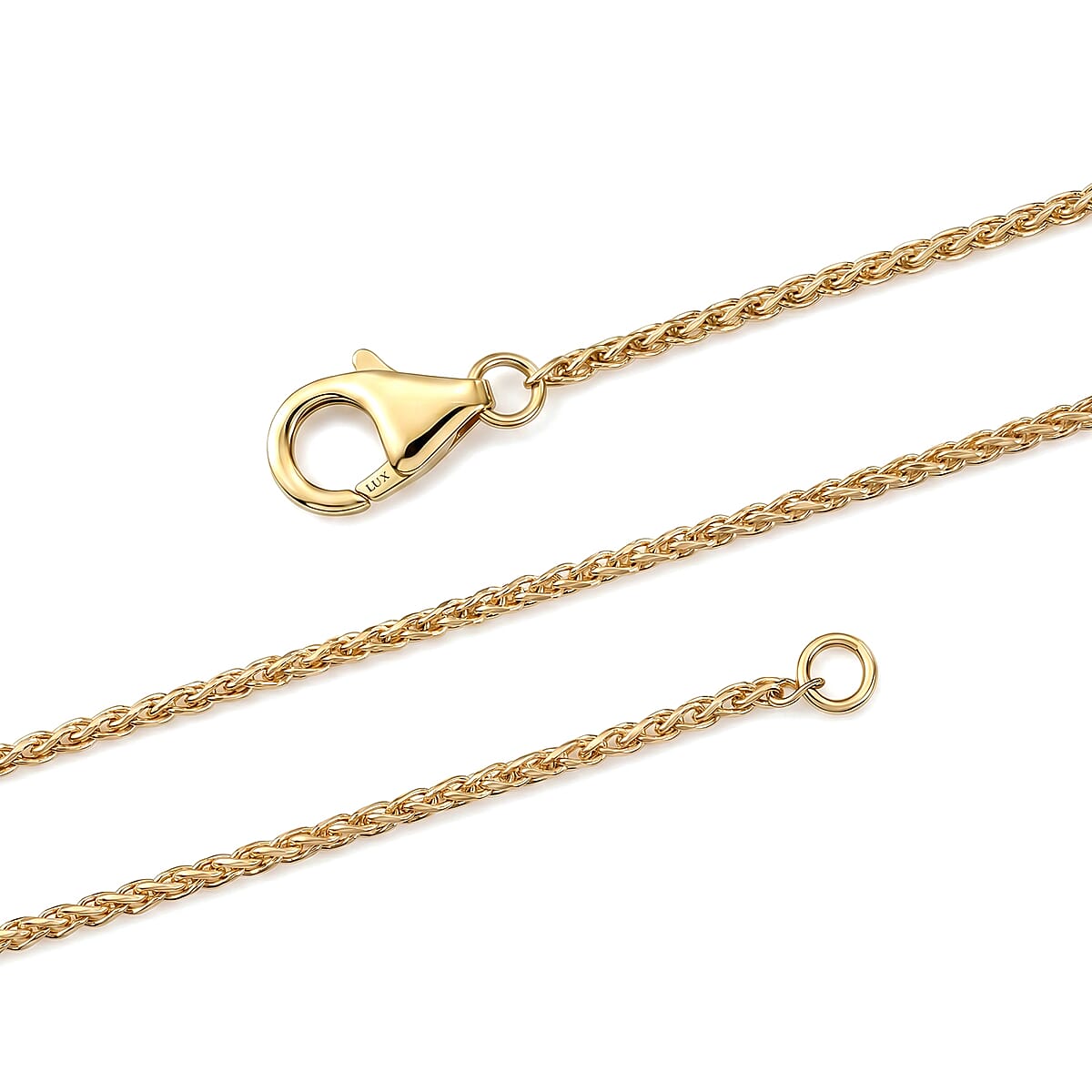 Luxoro Palma Chain Necklace in 10K Yellow Gold (20 Inches) 3.85 Grams image number 4