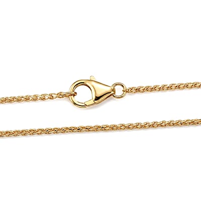 Luxoro Palma Chain Necklace in 10K Yellow Gold (20 Inches) 3.85 Grams