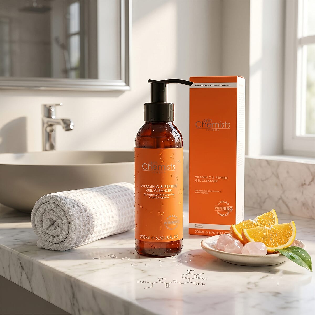 Skin Chemists Vitamin C and Peptide Gel Cleanser image number 1