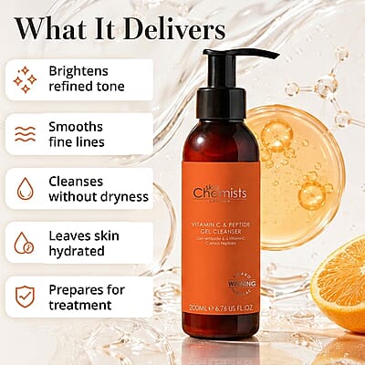 Skin Chemists Vitamin C and Peptide Gel Cleanser
