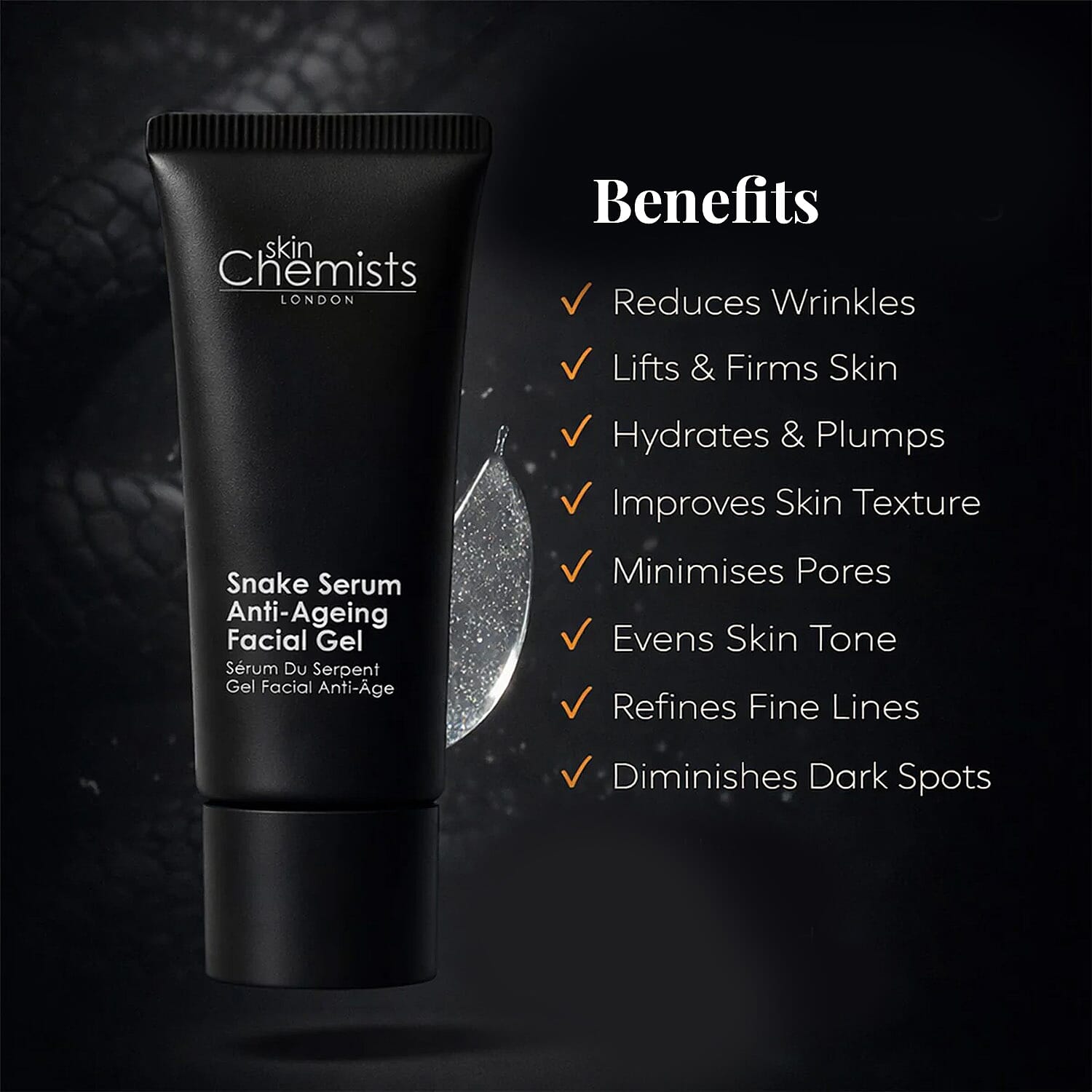 Skin Chemists Snake Serum Anti- Aging Facial Gel