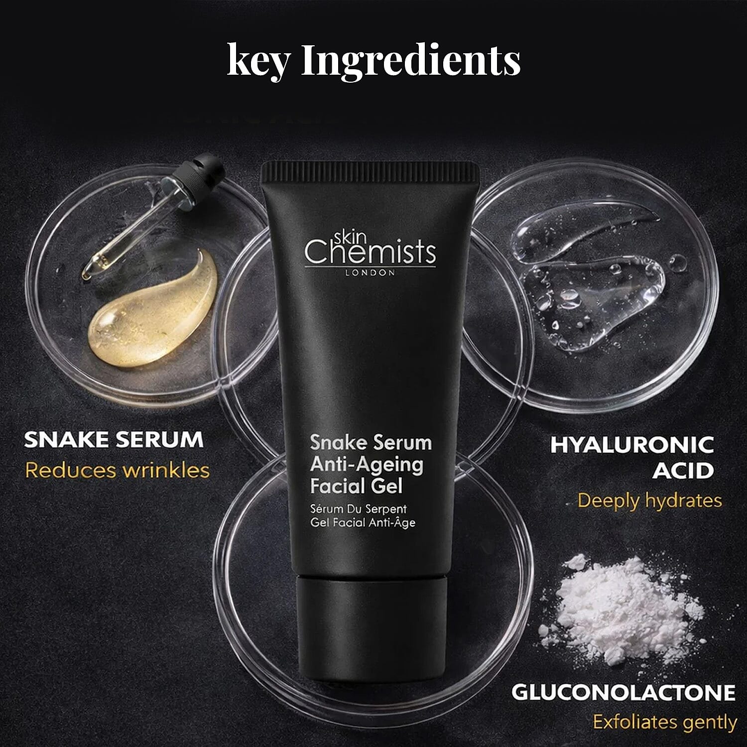 Skin Chemists Snake Serum Anti- Aging Facial Gel