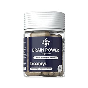 Troomy Brain Power Cognitive Function Supplement (60 Capsules) Made in US