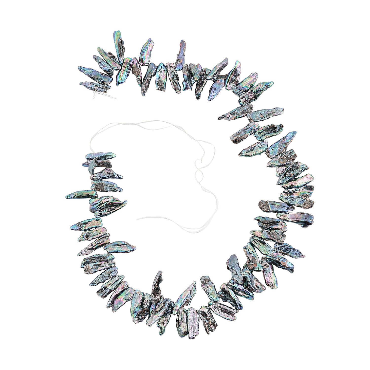 Keshi Pearl Beaded Necklace 16 Inches
