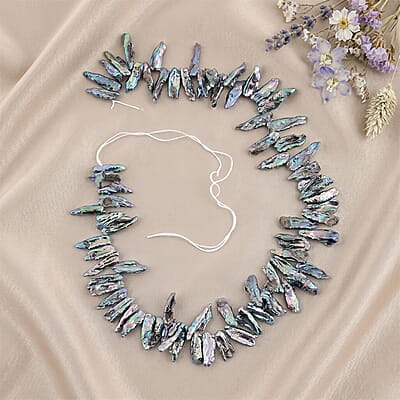 Keshi Pearl Beaded Necklace 16 Inches