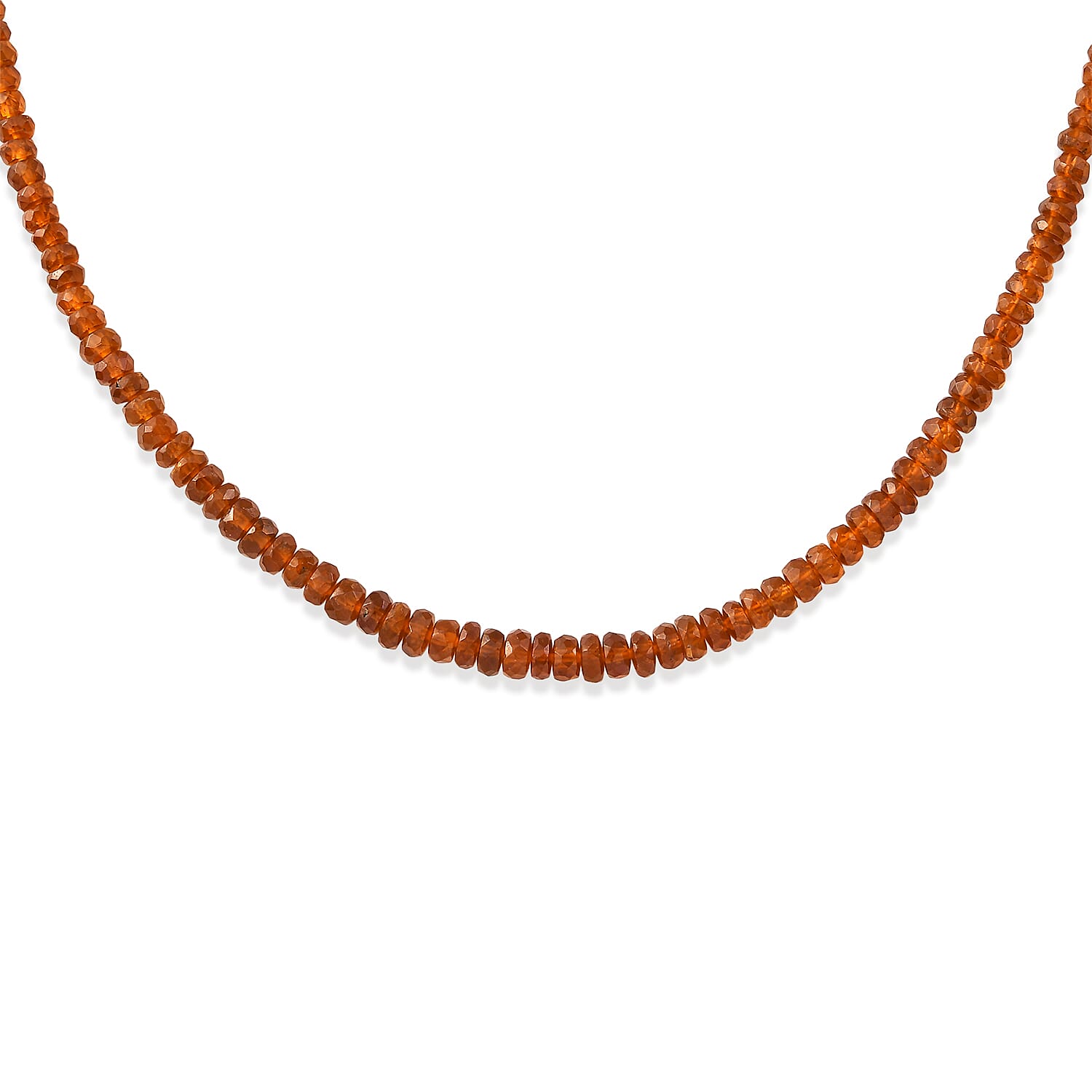 D'Joy Premium Orange Kyanite 85.00 ctw Beaded Necklace in 18K Vermeil Yellow Gold Over Sterling Silver 18-20 Inches