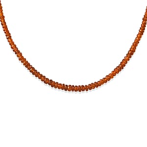 D'Joy Premium Orange Kyanite 85.00 ctw Beaded Necklace in 18K Vermeil Yellow Gold Over Sterling Silver 18-20 Inches