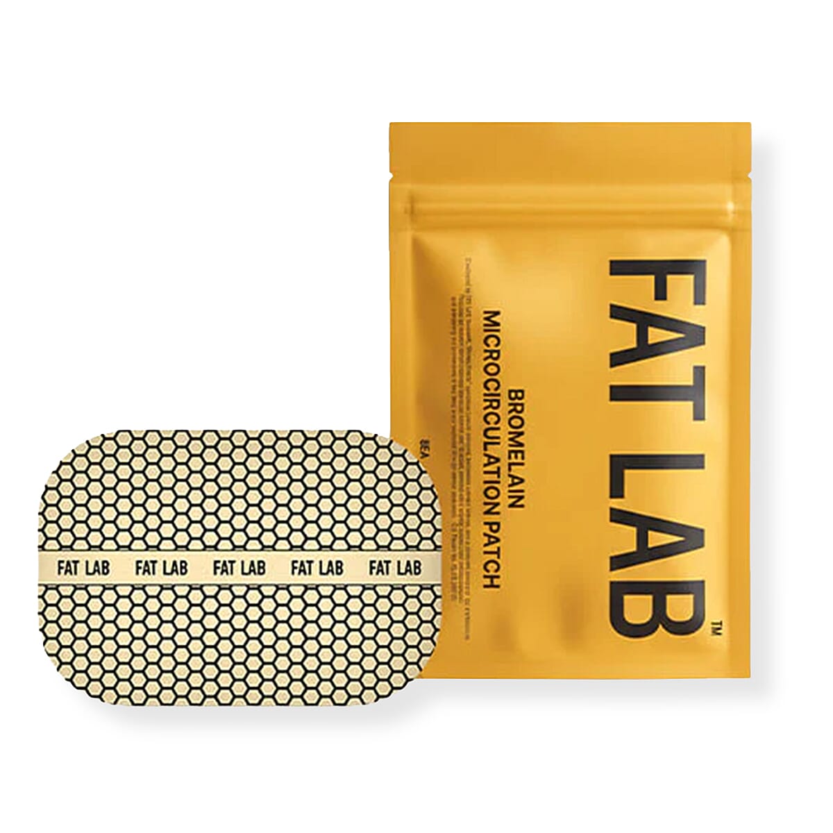 Fat Lab Bromelain Microcirculation Patch (8 Each) Made in Korea (Buy One Get One Free)