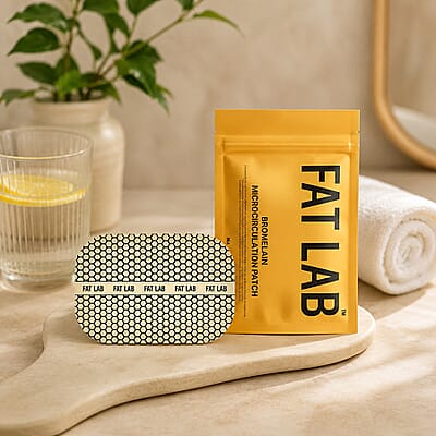 Fat Lab Bromelain Microcirculation Patch (8 Each) Made in Korea (Buy One Get One Free)