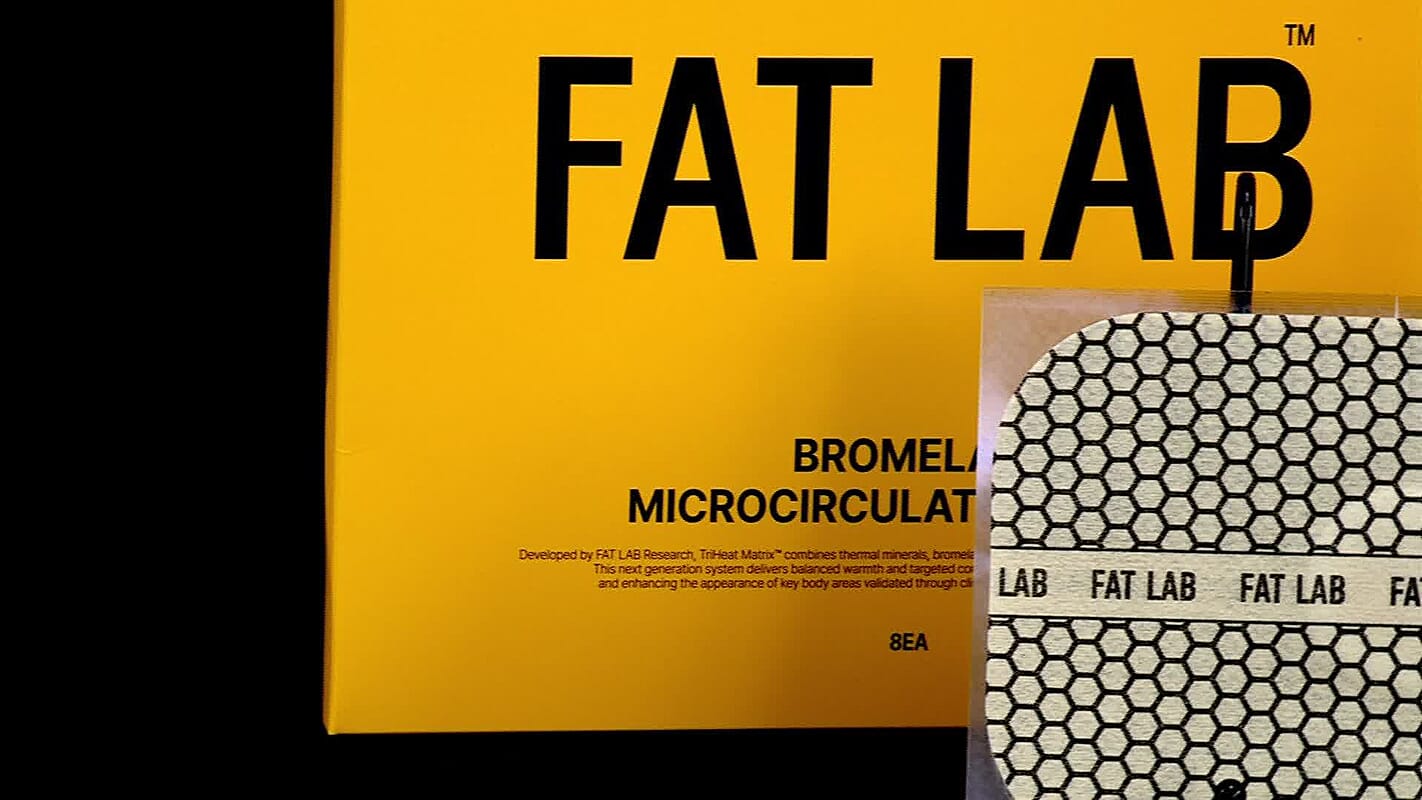 Fat Lab Bromelain Microcirculation Patch (8 Each) Made in Korea (Buy One Get One Free)