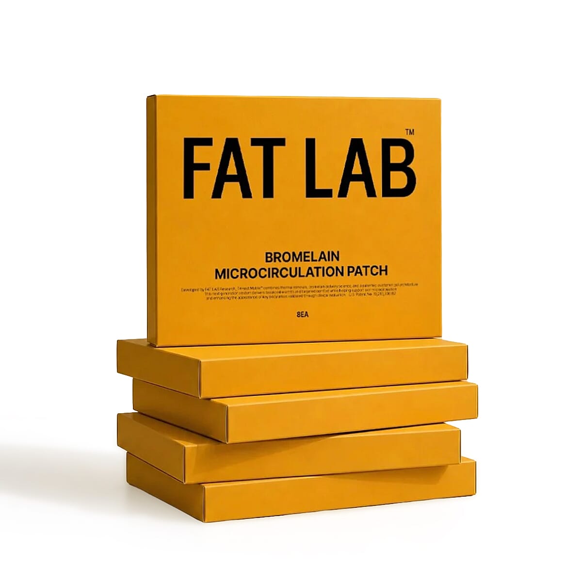 Fat Lab Bromelain Microcirculation Patch (8 Each) Made in Korea (Buy One Get One Free)