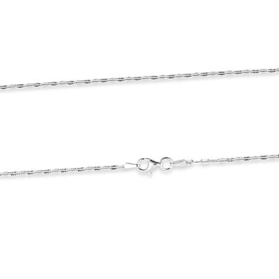 1.4mm Coffee Star Chain Necklace in Sterling Silver 2.75 Grams 20 Inches