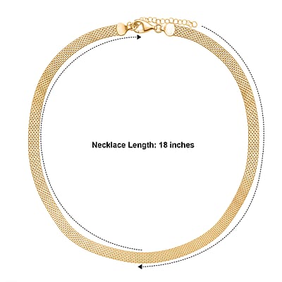 1.4mm Bismark Chain Necklace in 14K YG Over Sterling Silver 13.40 Grams 18 Inches