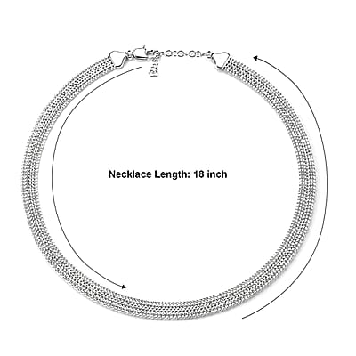 Italian 3mm Arrow Chain Necklace in Sterling Silver 20.10 Grams 18 Inches