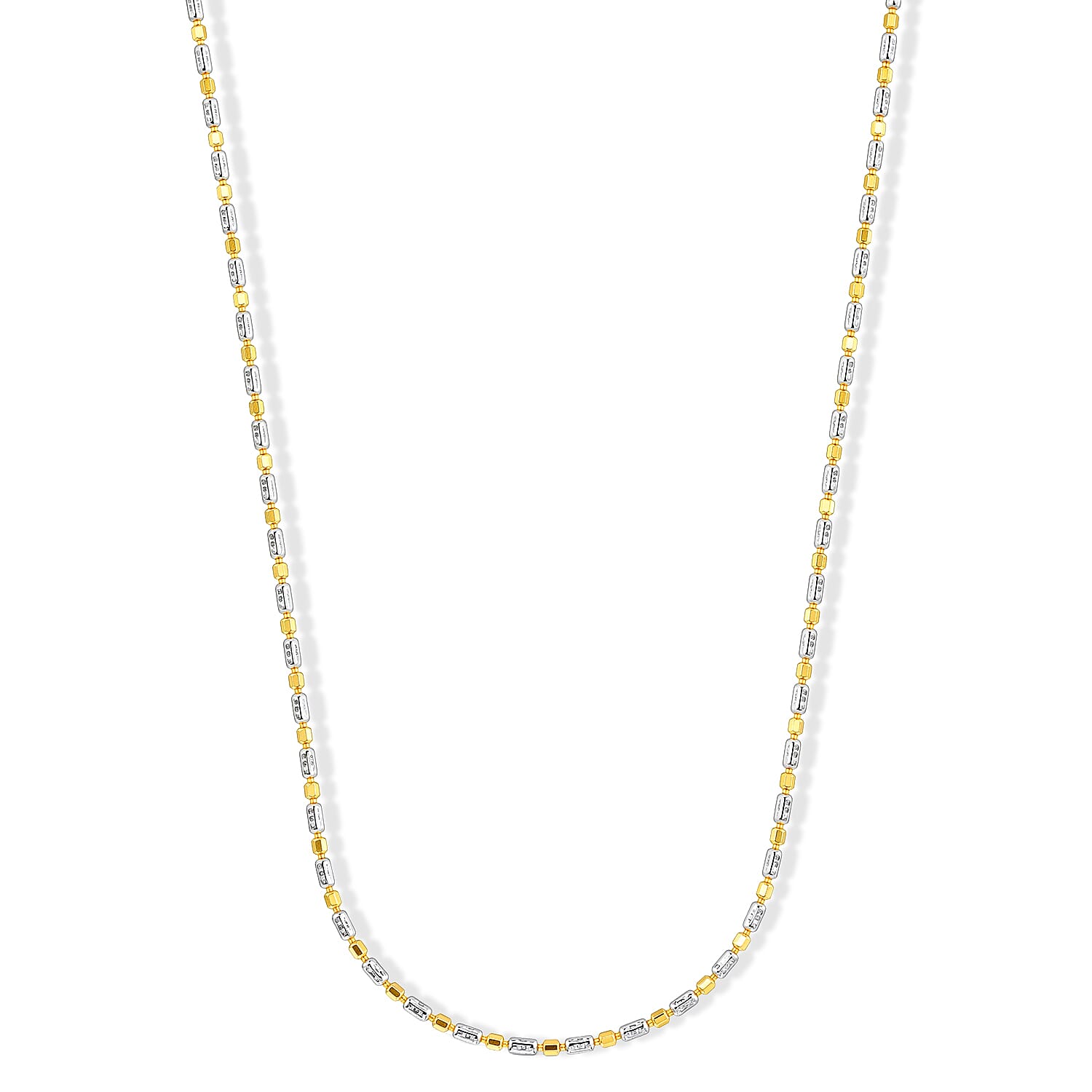 1.2mm CPSL/DC Typhoon Chain Necklace in 14K YG Over and Sterling Silver 10.70 Grams 18 Inches