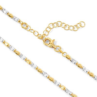 1.2mm CPSL/DC Typhoon Chain Necklace in 14K YG Over and Sterling Silver 10.70 Grams 18 Inches