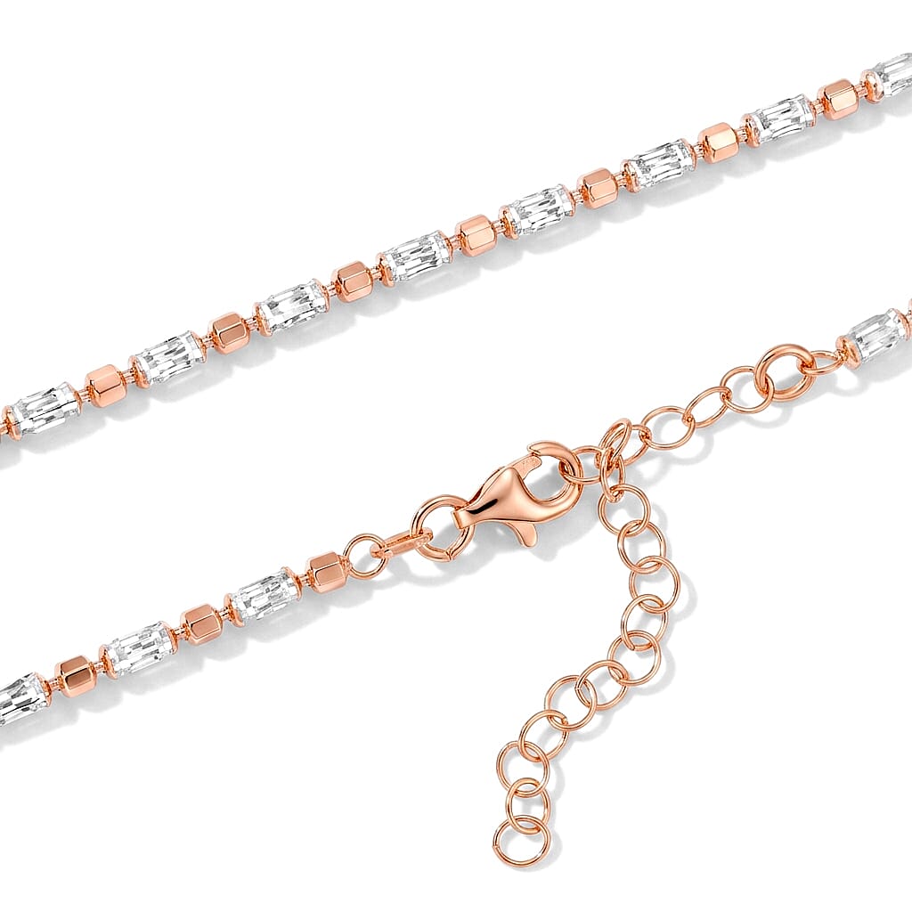 1.2mm CPSL/DC Typhoon Chain Necklace in 14K RG Over and Sterling Silver 10.70 Grams 18 Inches