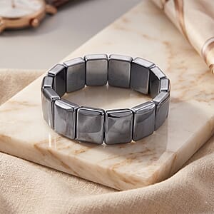 Terahertz 150.00 ctw Cushion Beaded Bracelet (6.75-7.25In)