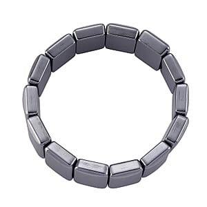 Terahertz 150.00 ctw Cushion Beaded Bracelet (6.75-7.25In)