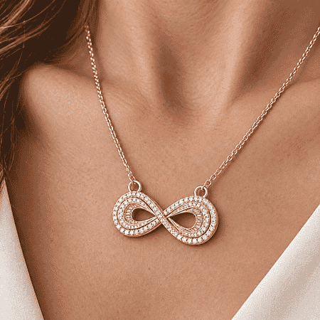 Rose Gold Over Sterling Silver - Product card gallery slide 2 (10321502175545)