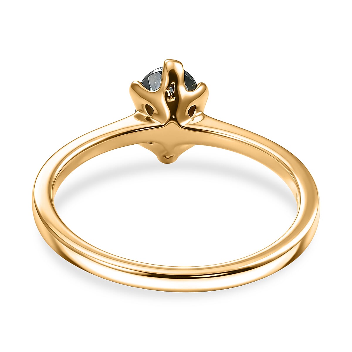 D'Joy Narsipatnam Alexandrite 0.90 ctw Solitaire Ring in 18K Vermeil Yellow Gold Over Sterling Silver (Size 8.0) image number 4