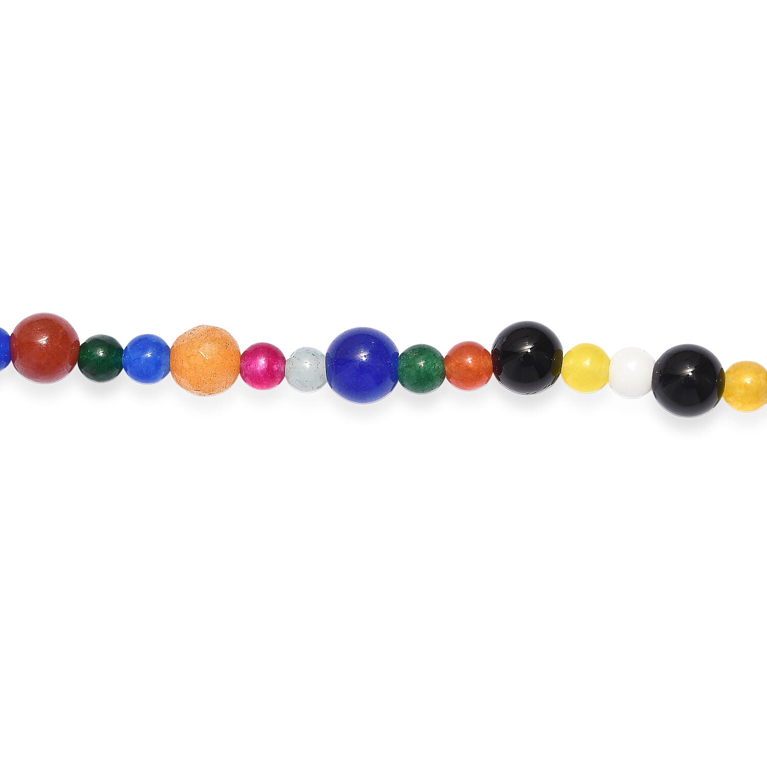 Multi Gemstone 250.00 ctw Beaded Endless Necklace 50 Inches