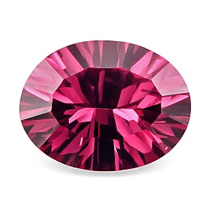 Concave Cut AAAA Tanzanian Rose Garnet (Ovl 8x6 mm) 1.30 ctw