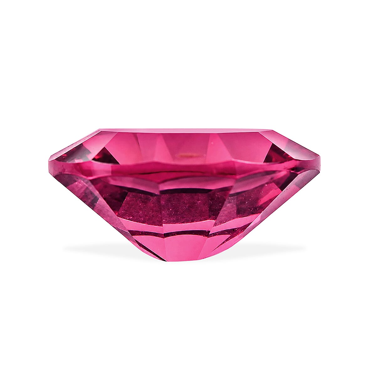 Concave Cut AAAA Tanzanian Rose Garnet (Ovl 8x6 mm) 1.30 ctw