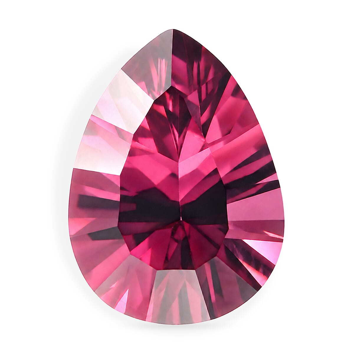 Concave Cut AAAA Tanzanian Rose Garnet (Pear 9x6 mm) 1.30 ctw