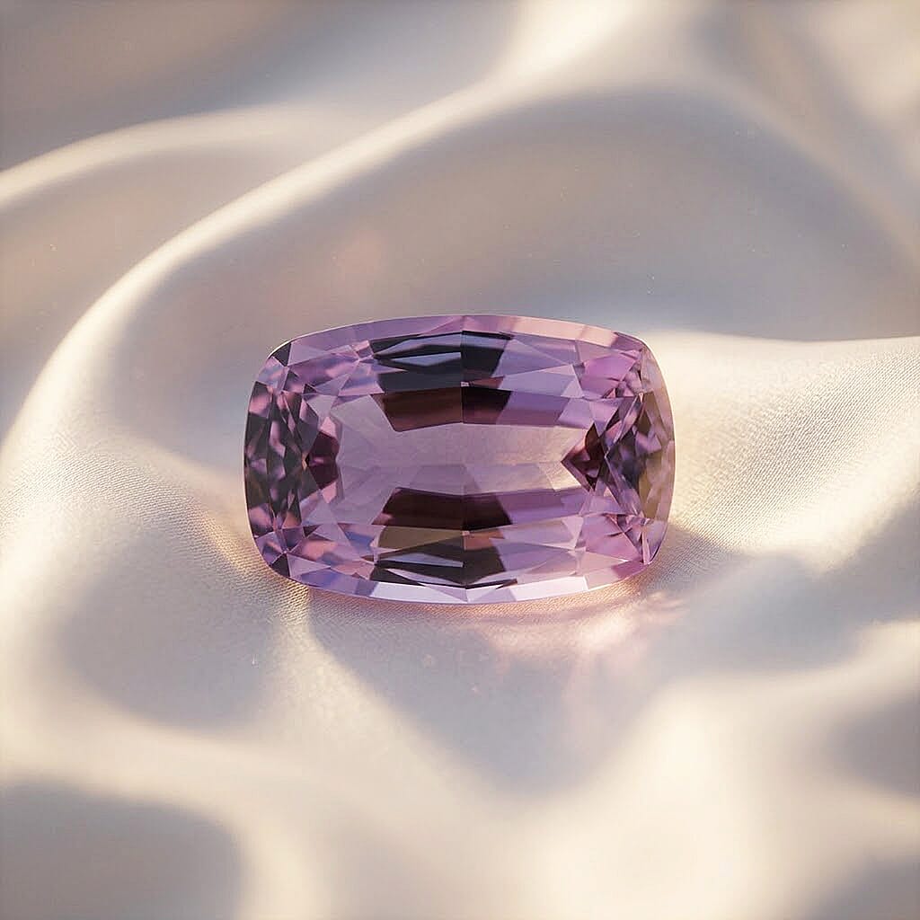 Certified and Appraised AAAA Pink Diaspore (Cush Free Size) 6.03 ctw