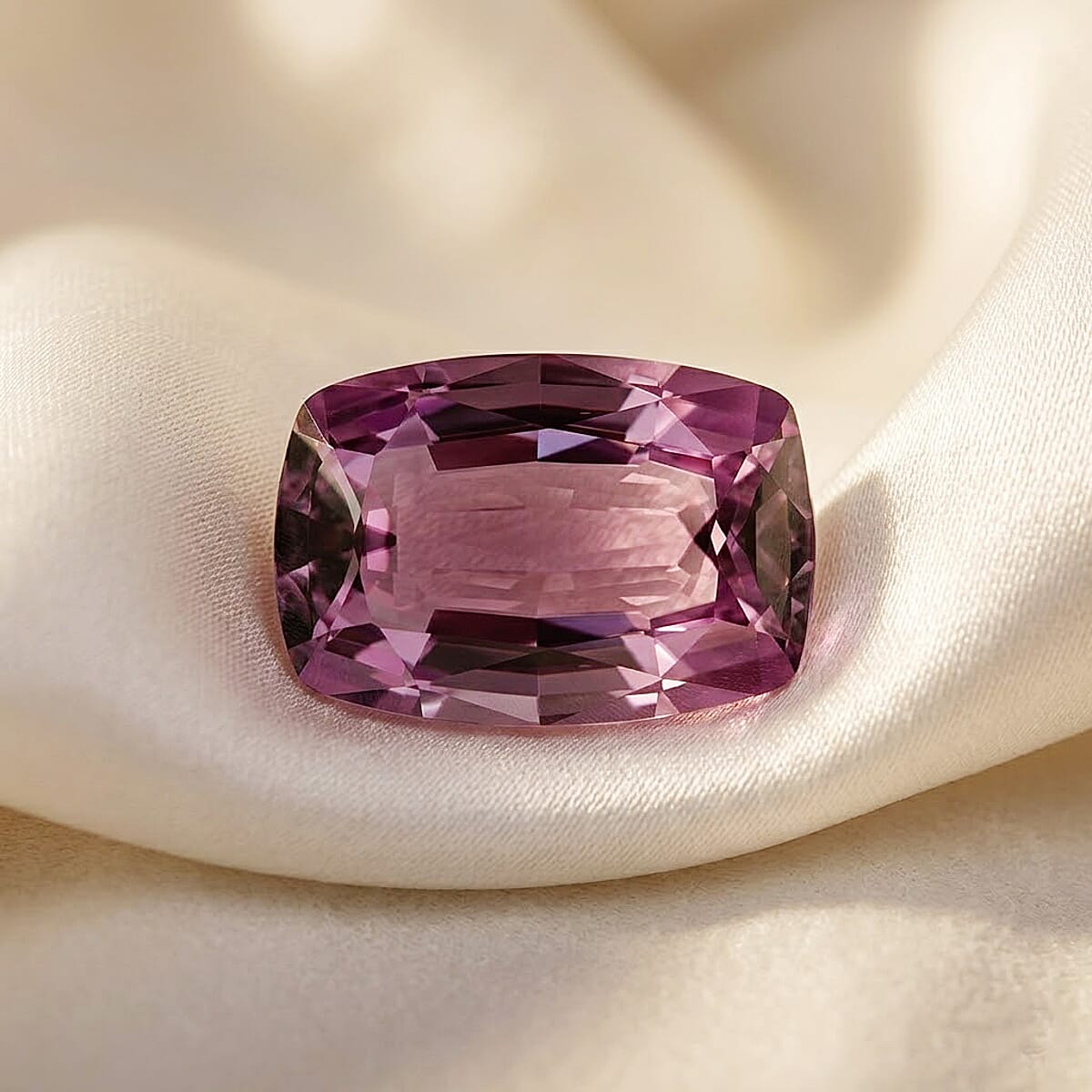 Certified & Appraised AAAA Pink Diaspore (Cush Free Size) 3.53 ctw image number 1